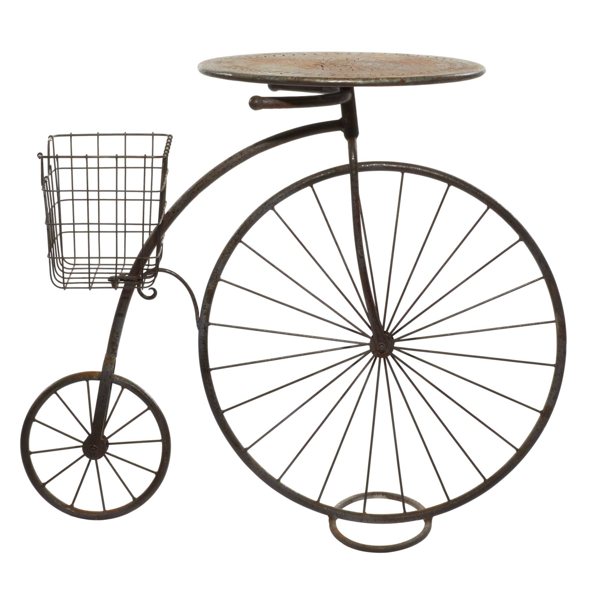 Brown Metal Farmhouse Plantstands, 30" x 36" x 18"